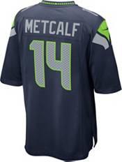 هولدن كابرس Nike Men's Seattle Seahawks D.K. Metcalf #14 Navy Game Jersey هولدن كابرس