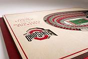 You the Fan Ohio State Buckeyes 5-Layer StadiumViews 3D Wall Art product image