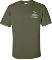 New World Graphics Men's Georgia Bulldogs Green Ducks Unlimited Graphic T-Shirt product image