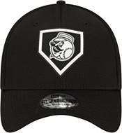 New Era Men's Cincinnati Reds Black Club 39Thirty Stretch Fit Hat product image