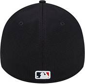 New Era Men's Atlanta Braves Navy Distinct 39Thirty Stretch Fit Hat product image