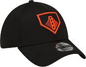 New Era Men's San Francisco Giants Black Distinct 39Thirty Stretch Fit Hat product image