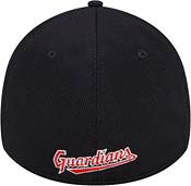 New Era Men's Cleveland Indians Navy Distinct 39Thirty Stretch Fit Hat product image