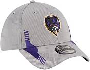 New Era Men's Baltimore Ravens Sideline 2021 Home 39Thirty Grey Stretch Fit Hat product image