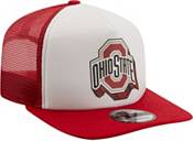 New Era Men's Ohio State Buckeyes White 9Fifty Trucker Adjustable Hat product image