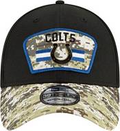 New Era Men's Indianapolis Colts Salute to Service 39Thirty Black Stretch Fit Hat product image