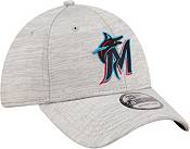 New Era Men's Miami Marlins Gray 39Thirty Stretch Fit Hat product image
