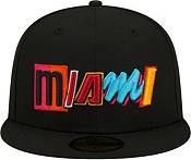 New Era Men's 2021-22 City Edition Miami Heat Black 59Fifty Fitted Hat product image