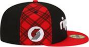 New Era Men's 2021-22 City Edition Portland Trail Blazers Black 59Fifty Fitted Hat product image