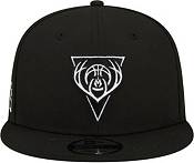 New Era Men's 2021-22 City Edition Milwaukee Bucks Black 9Fifty Adjustable Hat product image