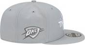New Era Men's 2021-22 City Edition Oklahoma City Thunder Grey 9Fifty Adjustable Hat product image