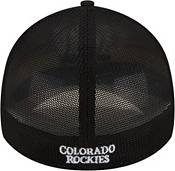 New Era Men's Colorado Rockies Black 39Thirty Stretch Fit Hat product image