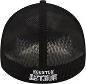 New Era Men's Houston Astros Black 39Thirty Stretch Fit Hat product image