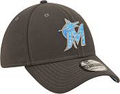 New Era Men's Father's Day '22 Miami Marlins Dark Gray 39Thirty Stretch Fit Hat product image