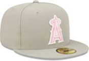 New Era Men's Mother's Day '22 Los Angeles Angels Grey 59Fifty Fitted Hat product image