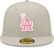 New Era Men's Mother's Day '22 Los Angeles Dodgers Grey 59Fifty Fitted Hat product image