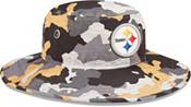 New Era Men's Pittsburgh Steelers Training Camp 2022 Sideline Panama Camouflage Bucket Hat product image