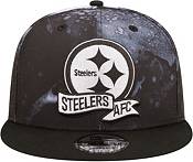 New Era Men's Pittsburgh Steelers Sideline Ink Dye 9Fifty Black Adjustable Hat product image