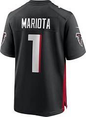 Nike Men's Atlanta Falcons Marcus Mariota #1 Black Game Jersey product image