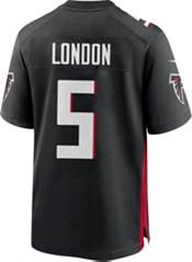 Nike Men's Atlanta Falcons Drake London #5 Black Game Jersey product image