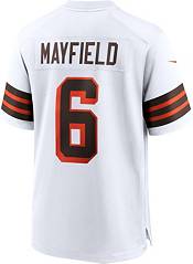 Nike Men's Cleveland Browns Baker Mayfield #6 Alternate White Game Jersey product image