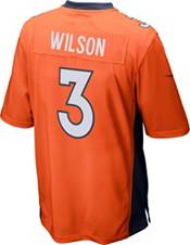 Nike Men's Denver Broncos Russell Wilson #3 Orange Game Jersey product image