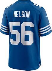 Nike Men's Indianapolis Colts Quenton Nelson #56 Alternate Blue Game Jersey product image