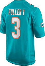 Nike Men's Miami Dolphins Will Fuller #3 Aqua Game Jersey product image
