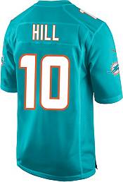 Nike Men's Miami Dolphins Tyreek Hill #10 Aqua Game Jersey product image