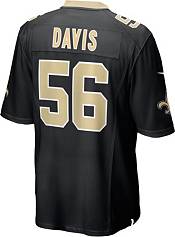 Nike Men's New Orleans Saints Demario Davis #56 Home Black Game Jersey product image