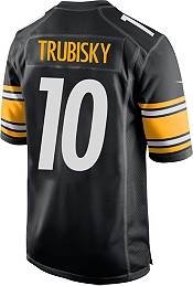 Nike Men's Pittsburgh Steelers Mitchell Trubisky #10 Black Game Jersey product image