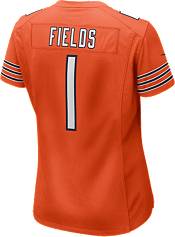 Nike Women's Chicago Bears Justin Fields #1 Alternate Orange Game Jersey product image