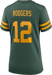 Nike Women's Green Bay Packers Aaron Rodgers #12 Alternate Game Green Jersey product image