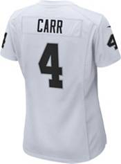Nike Women's Las Vegas Raiders Derek Carr #4 White Game Jersey product image