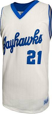 Retro Brand Men's Kansas Jayhawks Joel Embiid #21 White Replica Basketball Jersey product image