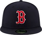 New Era Men's Boston Red Sox 59Fifty Game Navy Authentic Hat product image