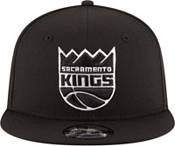 New Era Men's Sacramento Kings Black 9Fifty Adjustable Snapback Hat product image