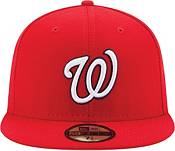 New Era Men's Washington Nationals 59Fifty Game Red Authentic Hat product image