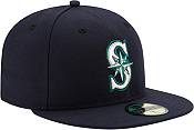 New Era Men's Seattle Mariners 59Fifty Game Navy Authentic Hat product image