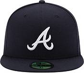 New Era Men's Atlanta Braves 59Fifty Road Navy Authentic Hat product image