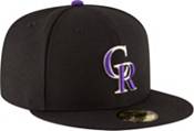 New Era Men's Colorado Rockies 59Fifty Game Black Authentic Hat product image