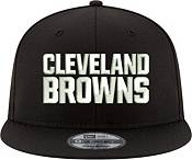 New Era Men's Cleveland Browns Logo 9Fifty Black Adjustable Hat product image
