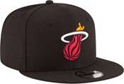 New Era Men's Miami Heat Black 9Fifty Adjustable Hat product image