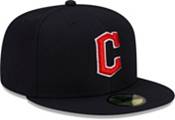 New Era Men's Cleveland Guardians Navy 59Fifty Authentic Collection Road Fitted Hat product image