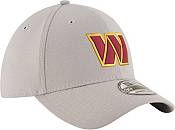 New Era Men's Washington Commanders Logo 39Thirty Grey Stretch Fit Hat product image