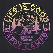 Life Is Good Women's Happy Camper Boxy Crusher Graphic T-Shirt product image