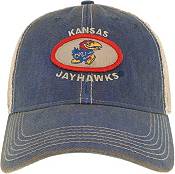 League-Legacy Men's Kansas Jayhawks Blue Old Favorite Adjustable Trucker Hat product image