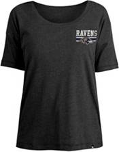 New Era Women's Baltimore Ravens Relaxed Back Black T-Shirt product image