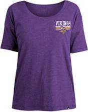 New Era Women's Minnesota Vikings Relaxed Back Purple T-Shirt product image