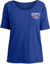 New Era Women's New York Giants Relaxed Back Blue T-Shirt product image